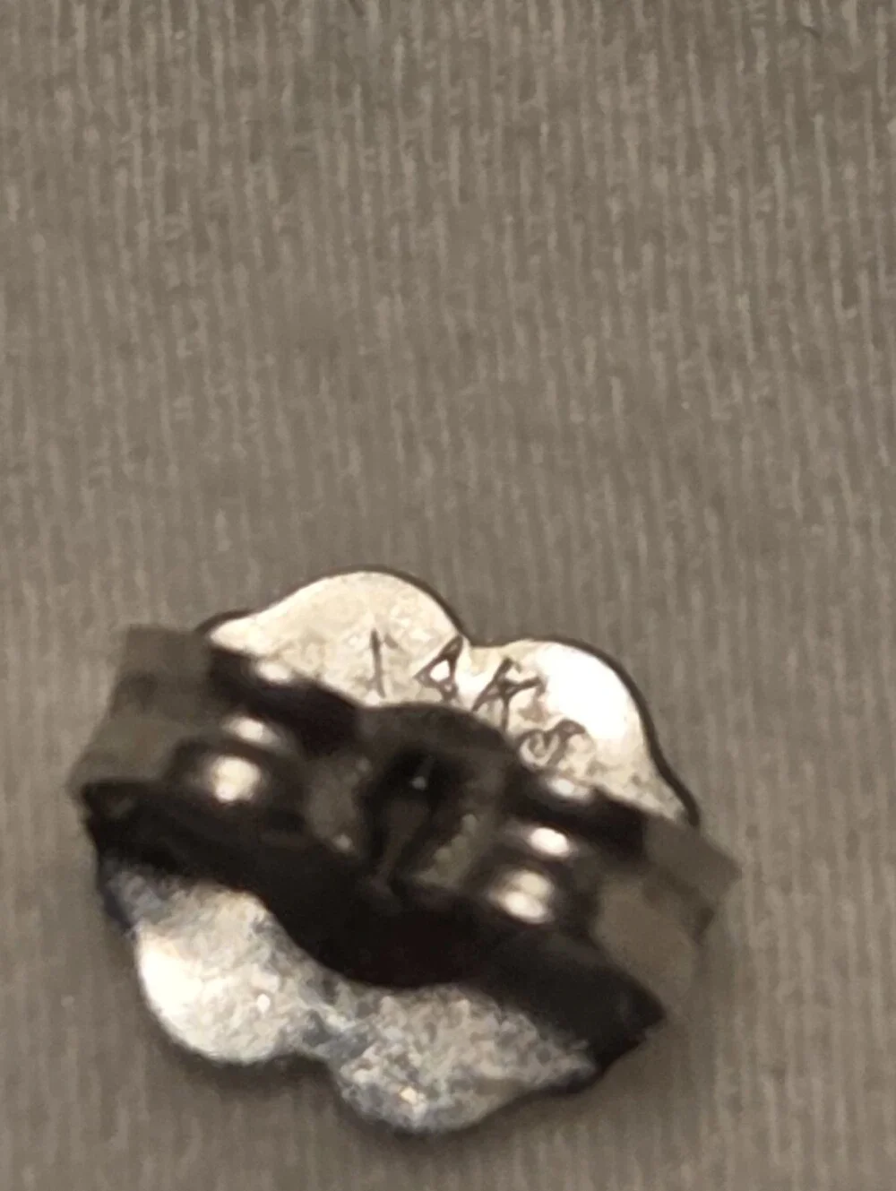 Solid 14k White Gold With Genuine Natural Diamonds And Natural Sapphire Earrings